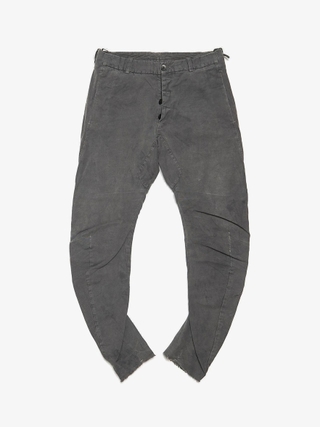 Rick Owens Drkshdw Black Faux Leather Collapse Cut Pants