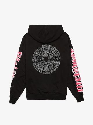 【1017 ALYX 9SM】23fw graphic cottonhoodie 1017 ALYX 9SM distressed-effect Cotton Hoodie | Black | FARFETCH
