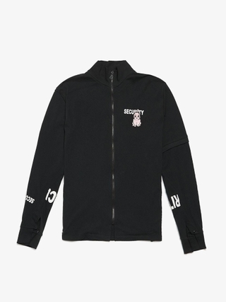 Isaac Sellam Experience Gray Leather Heavy Downjacket