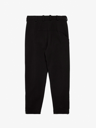 パンツ DEVOA BLACK Layered wool pants size2 DEVOA Baggy pants wool / linen （BLACK）- Osaka / Kyoto