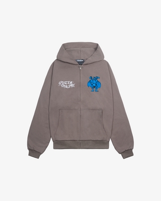 ジャケット・アウター GRAILZ PROJECT G/R Cuntier Zip Hoodie Project GR Gray Navy Cuntier Zipped Hoodie