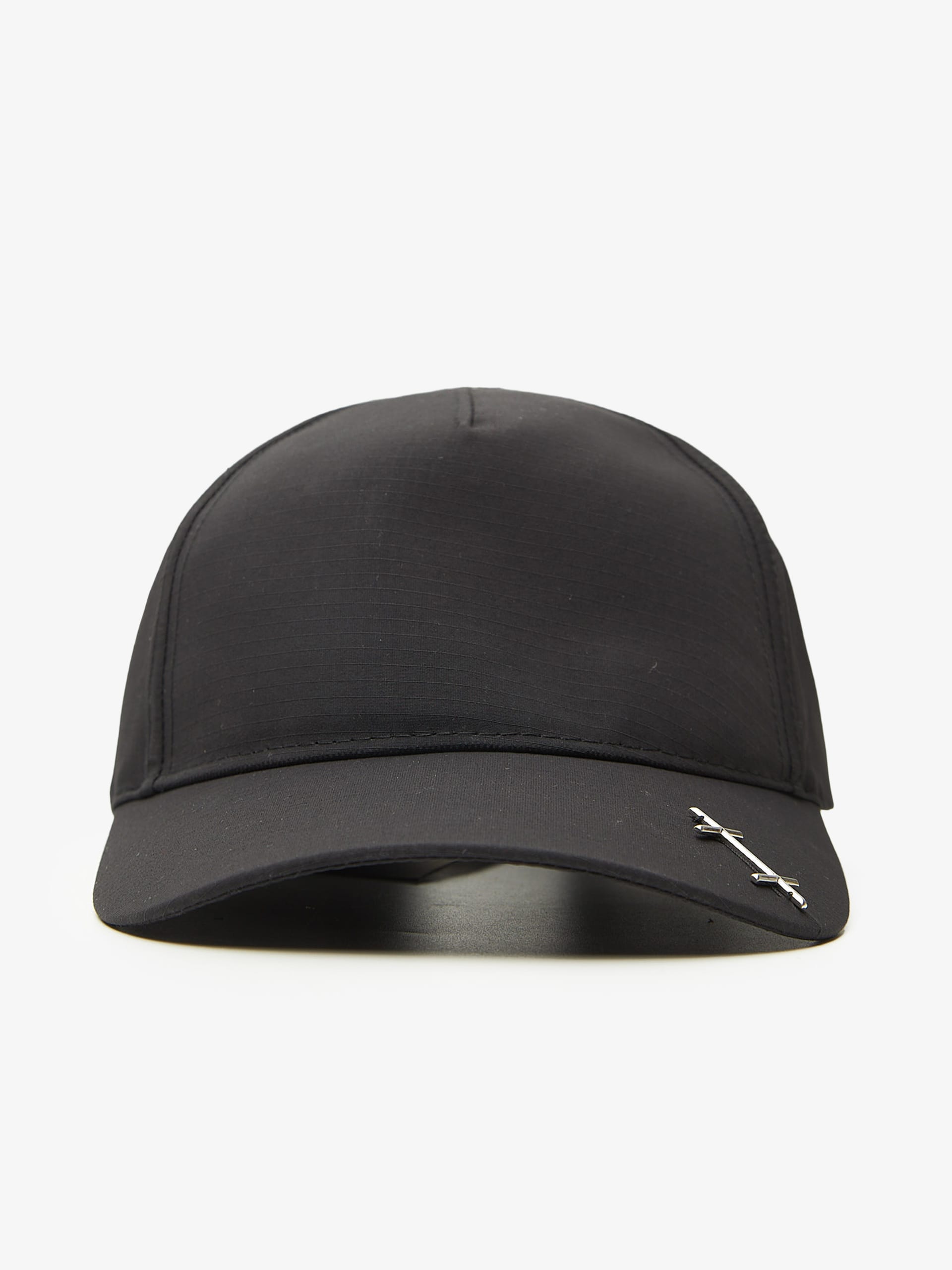 Heliot Emil Black And Silver Logo Haploid Cap