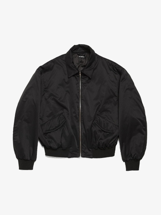 Raf Simons Black Ataraxia Printed Padded Polyester Bomber