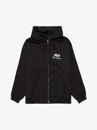 Project GR Zygon Zip Hoodie - Washed Black