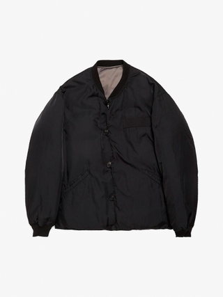 Rick Owens Drkshdw Black Nylon Gimp Hooded Bomber Jacket