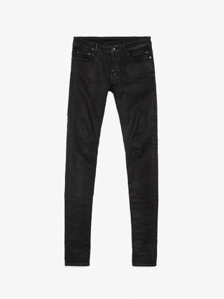 Acne Studios Blue Denim Distresed Dirty Cotton Jeans