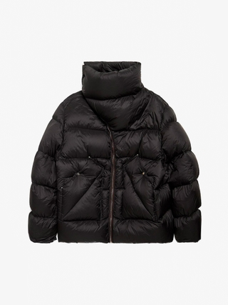 Rick Owens DRKSHDW ジャケット Rick Owens Drkshdw Black Nylon Gimp ZIp Jacket