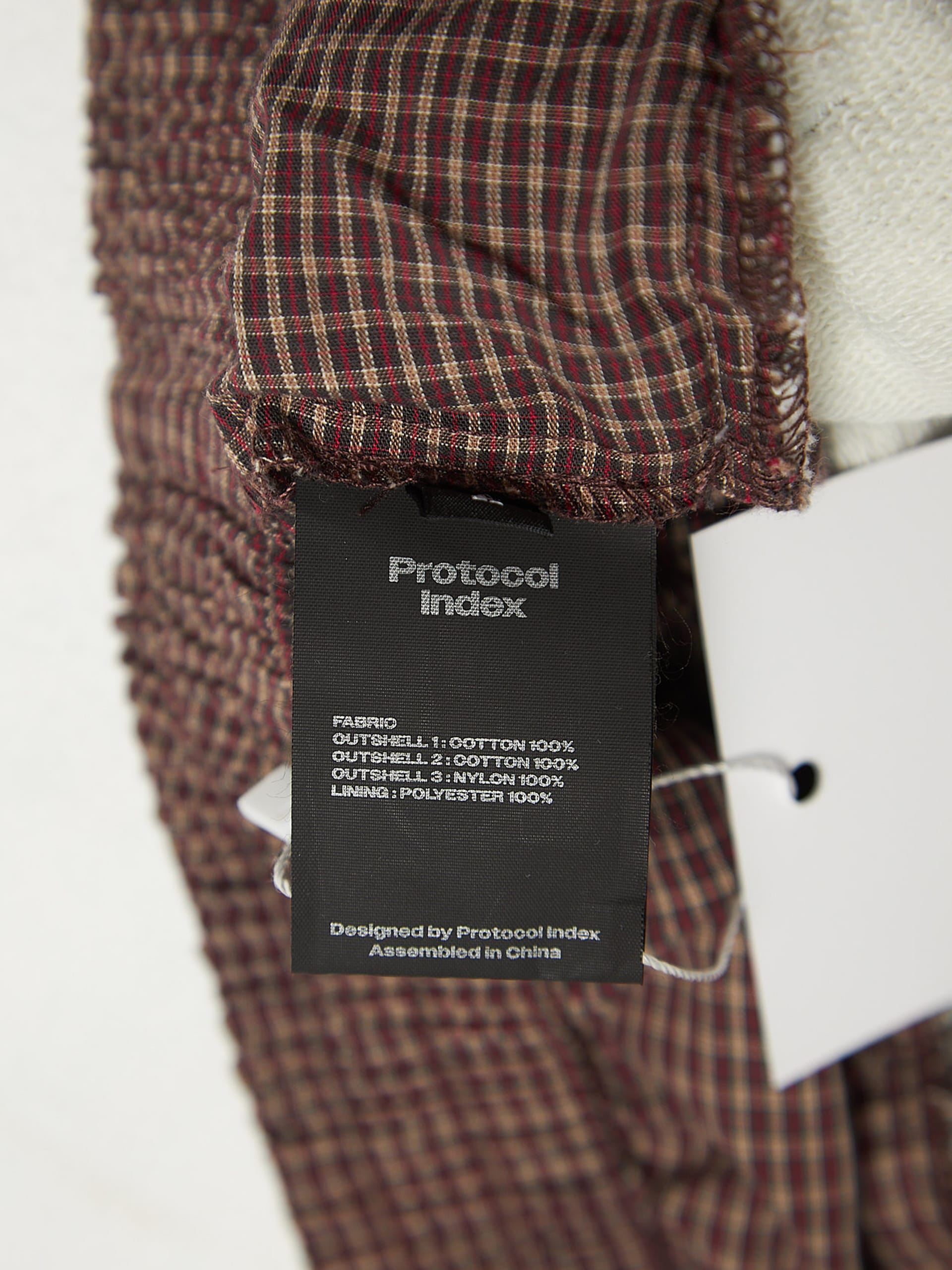 Protocol Index 3 LAYERED TRACK PANTS GRY プロトコル インデックス 