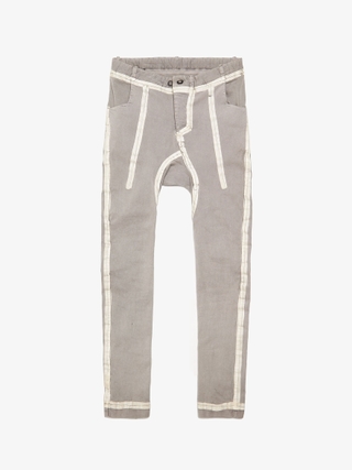 The Viridi-anne Dark Gray Drop Crotch Wool Blend Pants