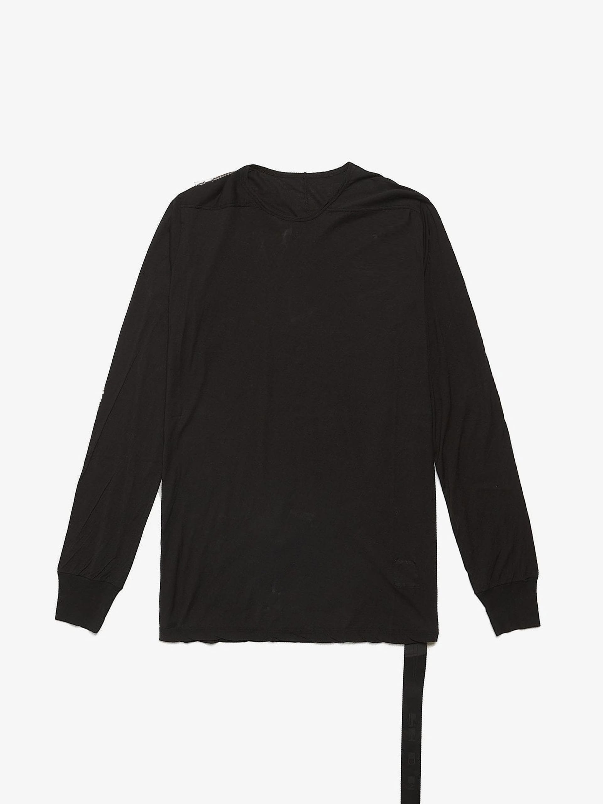 Rick Owens Drkshdw Black Level Ls T Cotton Longsleeve