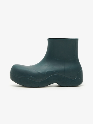 Rick Owens Drkshdw Black Abstract Beetle Chelsea Boots