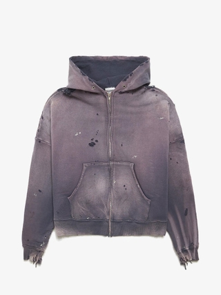 Protocol Index Buttivore zip hoodie White Melange