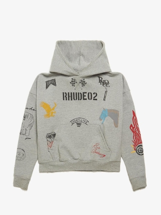 Protocol Index Buttivore zip hoodie White Melange