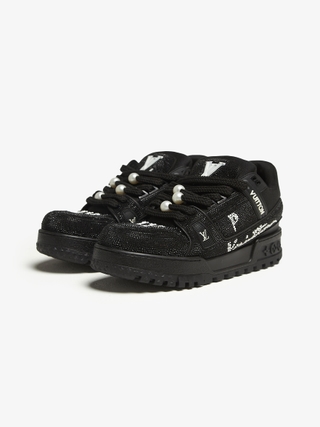 Rick Owens Drkshdw Faux Fur High Abstract Sneakers