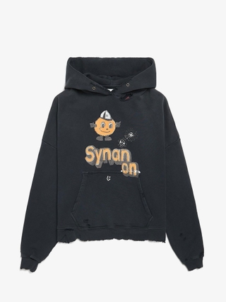 Rick Owens Drkshdw Black Mountain Zipped Hoodie