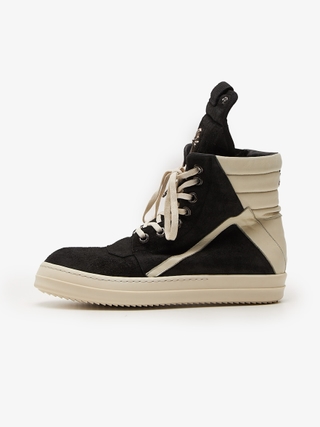 Rick Owens Drkshdw Faux Fur High Abstract Sneakers