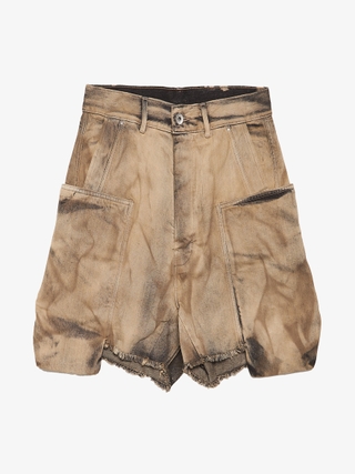 Rick Owens Drkshdw Dust Stefan Cargo Cotton Shorts