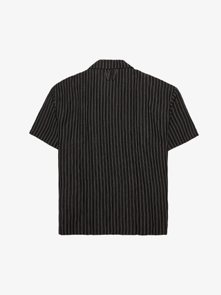 Mowalola Black Tokyo 06 Logo Embroidered Cotton Polo