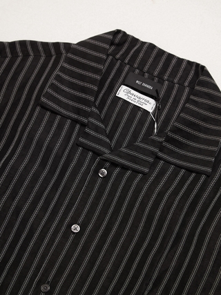 Mowalola Black Tokyo 06 Logo Embroidered Cotton Polo