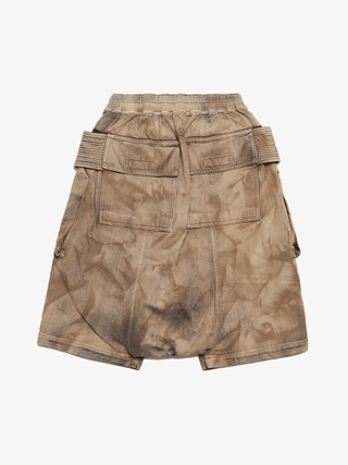 Rick Owens Drkshdw Dust Creatch Cargo Pods Cotton Pants