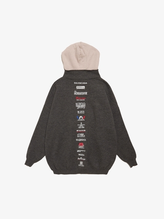 Protocol Index Blue Stripe Polo Hoodie