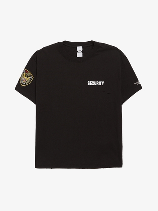 Project GR Black Washed Sin Logo Printed Cotton Sweatshirt