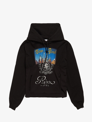 Rick Owens Drkshdw Black Nylon Gimp ZIp Jacket