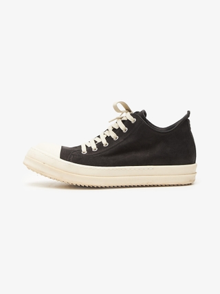 Rick Owens Drkshdw Brown Double Bumper Ramones Low Top Sneakers