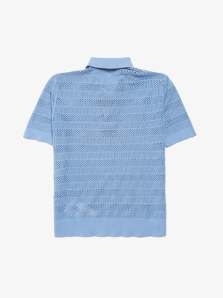 Mowalola Black Tokyo 06 Logo Embroidered Cotton Polo