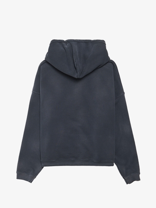 Enfants Riches Deprimes Blue Cotton Distress Cut Out Hoodie ERD