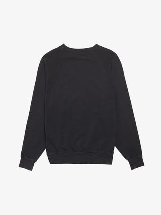 Project GR Black Washed Sin Logo Printed Cotton Sweatshirt