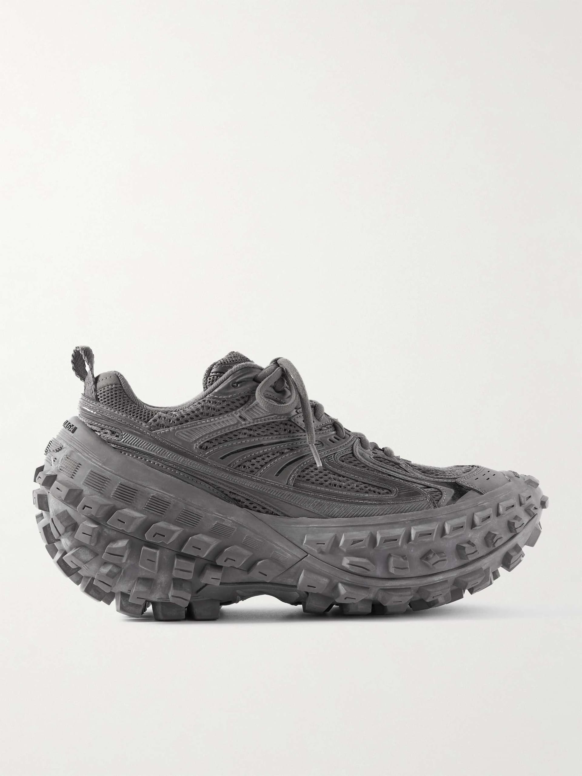 Balenciaga Bouncer Mesh and Rubber Sneakers 000456