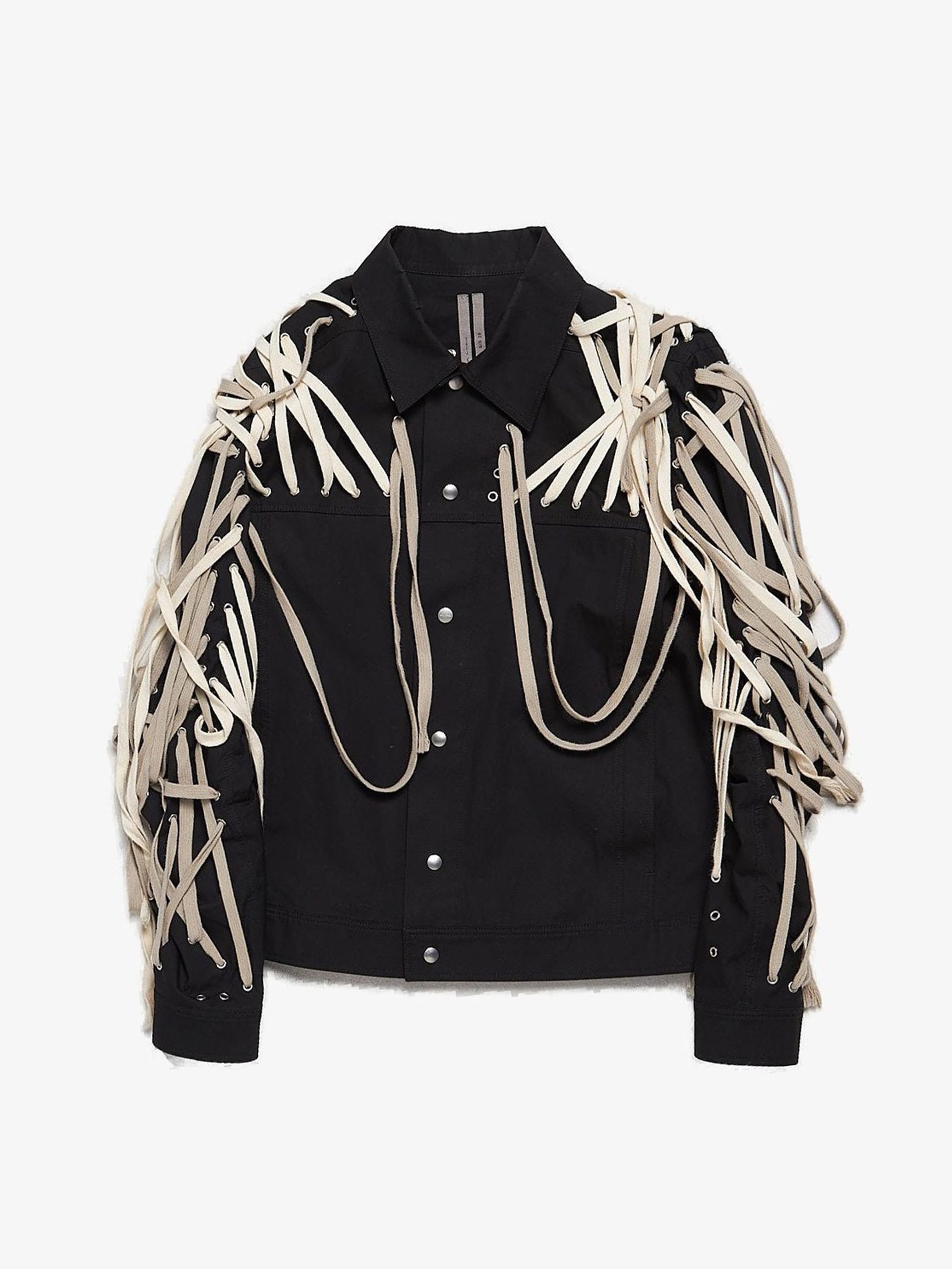 Rick Owens Black Megalaced Tecuatl S/S20 Overshirt