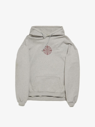 Vetements Gray Eleven Inch Gun Club Printed Cotton Hoodie