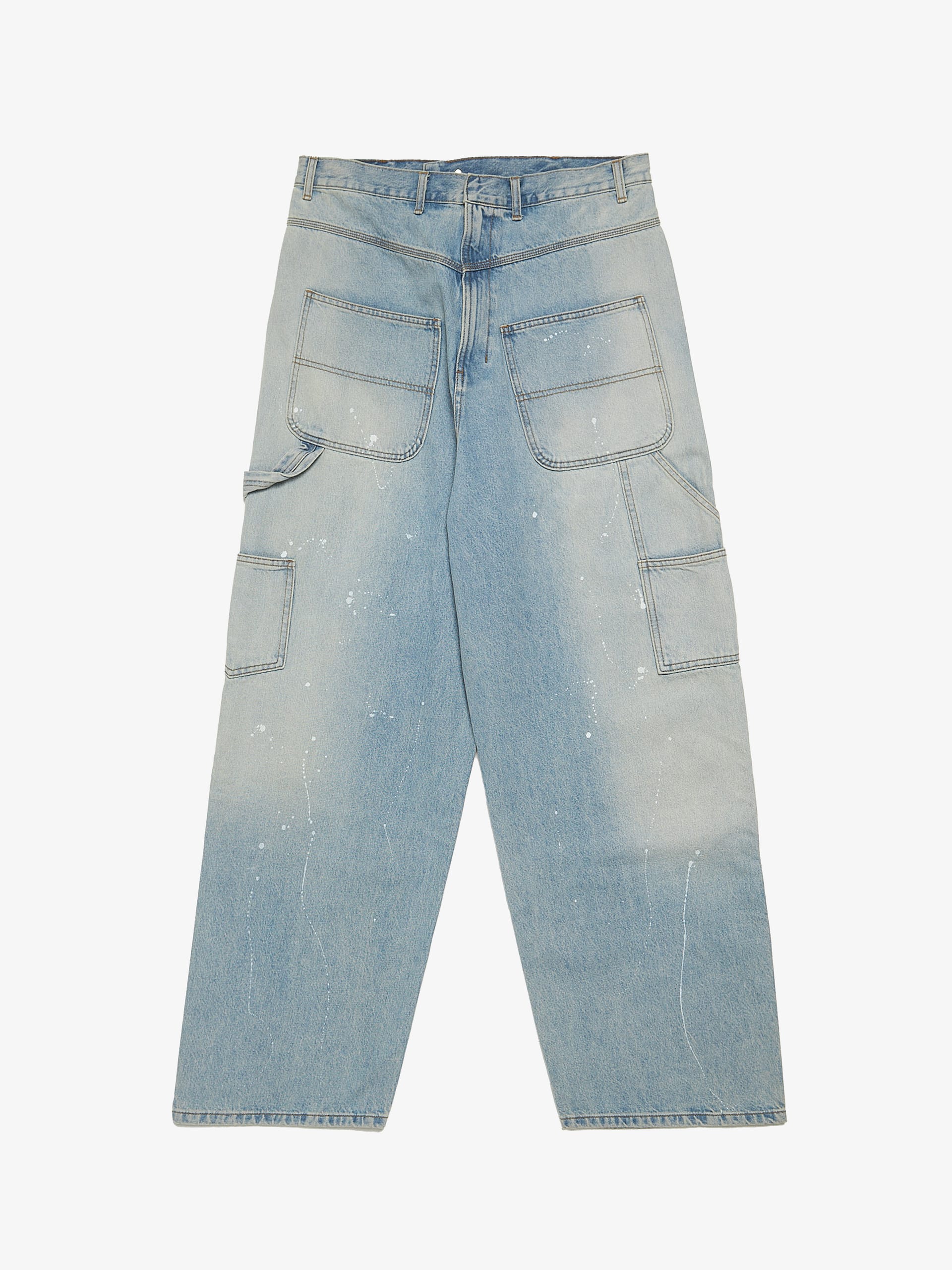 だ*爵様 PROJECT GR BACKWARD CARPENTER PANTS Project GR Backward Blue Carpenter Pants