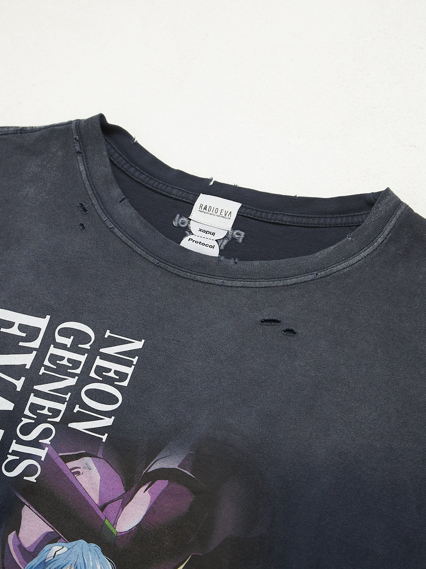 Protocol Index Evangelion Longsleeve Navy