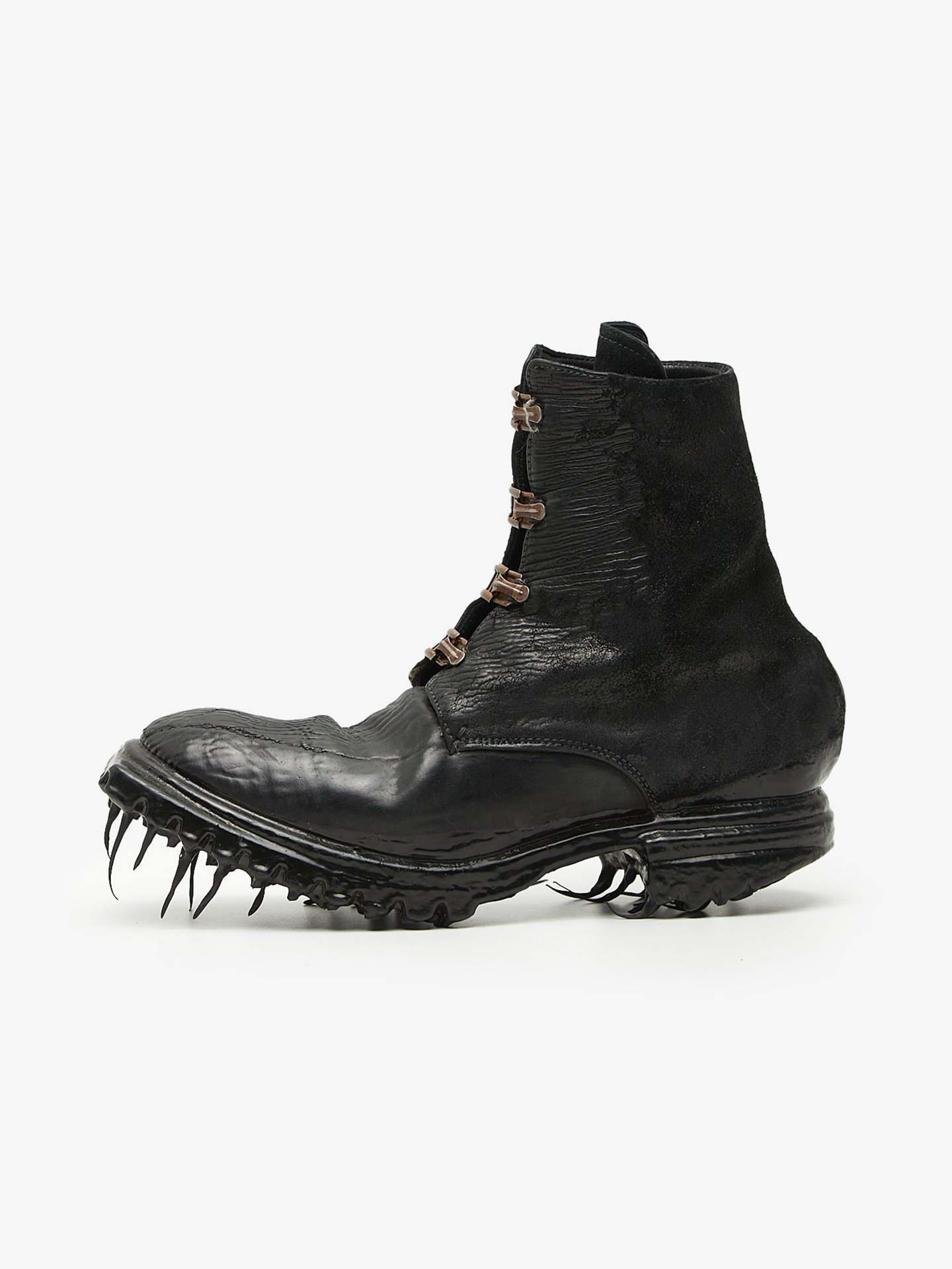 Carol Christian Poell Black 'AM/2759SP-IN CORSS-PTC' Horse Leather
